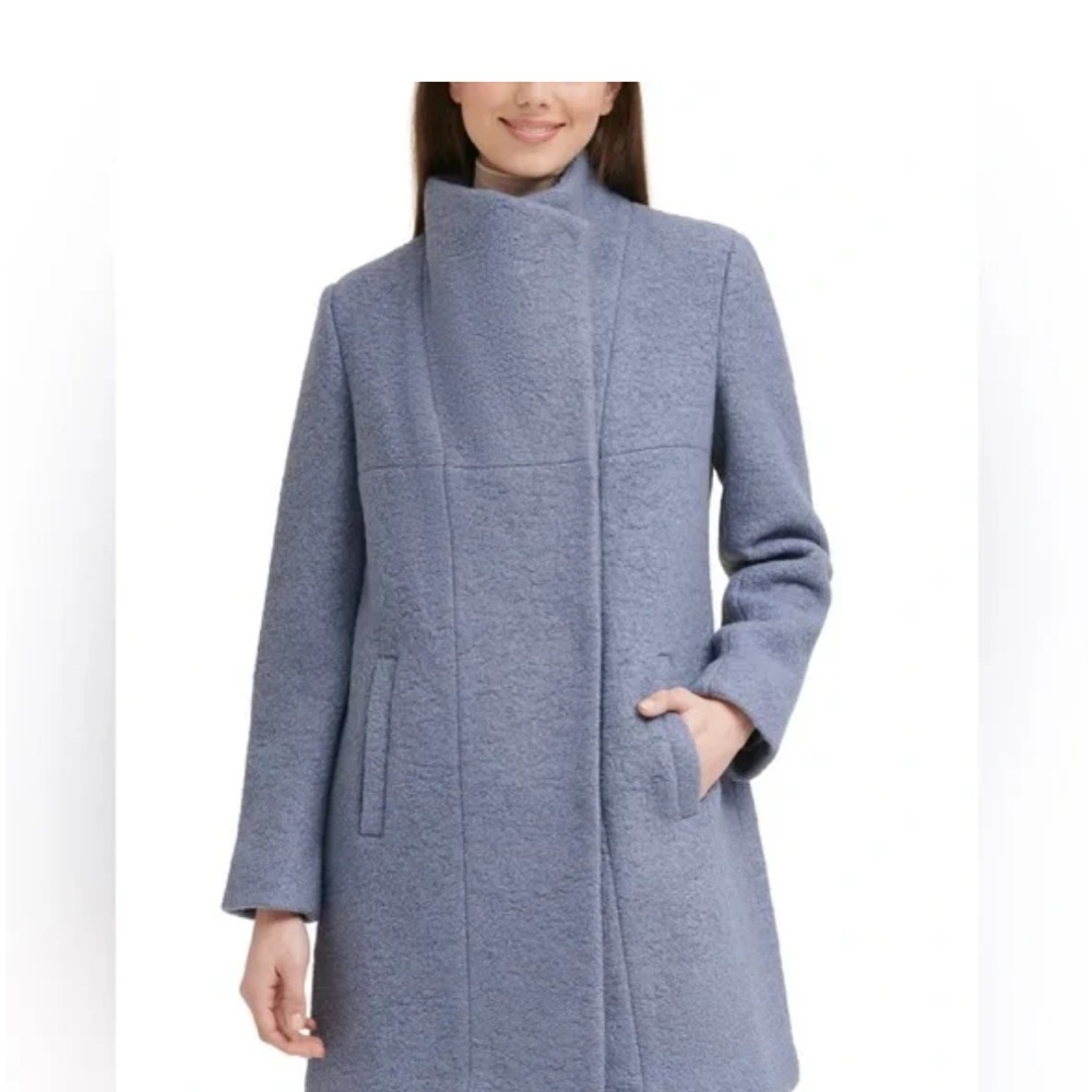 Kenneth Cole Elegant Blue Women's Coat